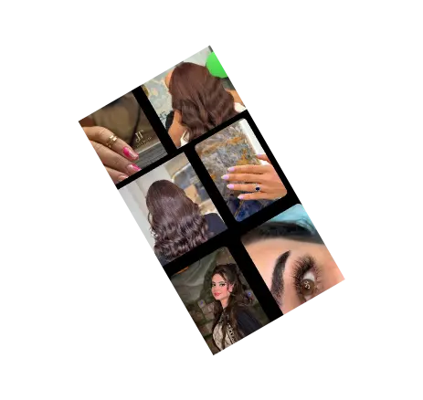 collage of Jade Touch beauty salon services